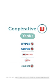 Prospectus Supermarchés Hyper U en cours, Yeah !, 1 page, 31/10/2025 - 09/11/2025 Catalogue Supermarchés Hyper U en cours à Le Poiré-sur-Vie et alentours, Yeah !, 1 page, 31/10/2025 - 09/11/2025