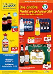 Netto Marken-Discount Prospekt für Ölbronn-Dürrn mit 2 Seiten Netto Marken-Discount Prospekt für Ölbronn-Dürrn: "DER ORT, AN DEM DU IMMER AUSGEZEICHNETE PREISE FINDEST.", 2 Seiten, 26.10.2026 - 31.10.2026