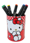 Set pot à crayons + 5 marqueurs - Hello Kitty - B&M à Metz Set pot à crayons + 5 marqueurs - Hello Kitty en promo chez B&M Metz à 6,99 €