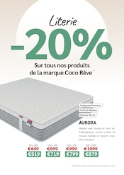 Promos Lit dans le catalogue "2 semaines d'actions incroyables" de Crack Lit en promo dans le catalogue Crack à la page 4