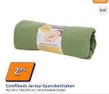 Jersey-Spannbettlaken Angebote von Comfibeds bei Action Wiesbaden für 2,95 €