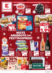Kaufland Prospekt für Lebach mit 44 Seiten Kaufland Prospekt für Lebach: BESTE ANGEBOTE ZUM FESTTAGSPREIS!, 44 Seiten, 02.12.2021 - 08.12.2021