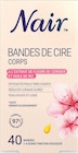 Bandes de cire froide corps fleurs de cerisier & huile de riz x40 + 4 soins finition douceur - Nair - Intermarché Hyper à Rennes Bandes de cire froide corps fleurs de cerisier & huile de riz x40 + 4 soins finition douceur - Nair en promo chez Intermarché Hyper Rennes à 2,99 €