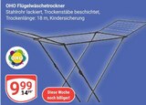 Aktuelle Wäscheständer Angebote bei GLOBUS in Krefeld Aktuelles Flügelwäschetrockner Angebot bei GLOBUS in Krefeld ab 9,99 €