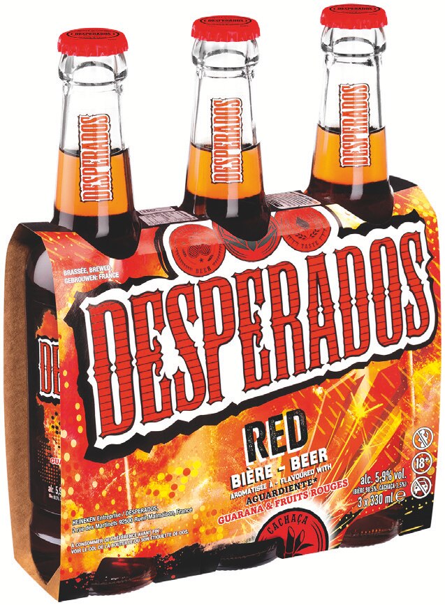 DESPERADOS -25 % sur présentation de votre carte Colruyt Plus sur les produits de cet encart Bière Desperados