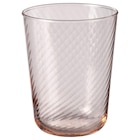 Glas gestreift rosa im Angebot bei IKEA in Aschaffenburg Glas gestreift rosa Angebote von KLIPPLAX bei IKEA Aschaffenburg für 0,84 €