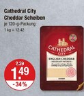 Cheddar Scheiben von Cathedral City im aktuellen V-Markt Prospekt für 1,49 €