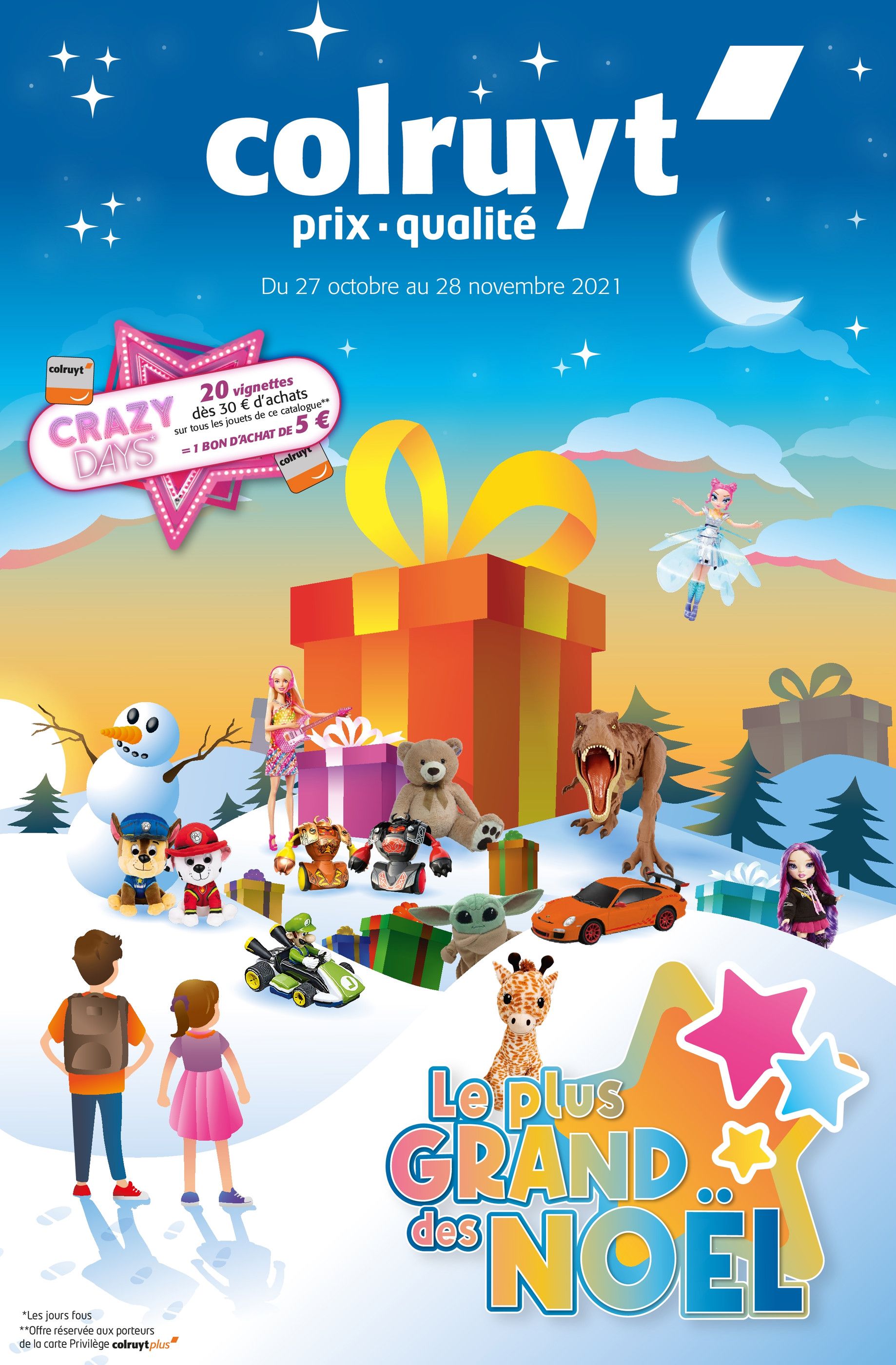 Catalogue Colruyt à Heillecourt, avec 24 pages Prospectus Colruyt à Heillecourt, "Le plus GRAND des NOËL", 24 pages, 27/10/2021 - 28/11/2021