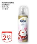 Cremefine Sprühsahne im Angebot bei GLOBUS in Gera Cremefine Sprühsahne Angebote von Rama bei GLOBUS Gera für 2,19 €