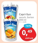 Multi Vitamin von Capri-Sun für 0,49 € bei budni im Angebot Multi Vitamin von Capri-Sun im aktuellen budni Prospekt