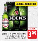 Trinkgut - Beck's Angebot im Prospekt Beck's bei Trinkgut im Prospekt "" für 3,99 €
