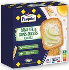 Biscottes sans sucres ajoutés - PASQUIER dans le catalogue Super U