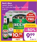 Aktuelle Bier Angebote bei Netto Marken-Discount in Langenhagen Aktuelles Beck's Angebot bei Netto Marken-Discount in Langenhagen ab 9,99 €