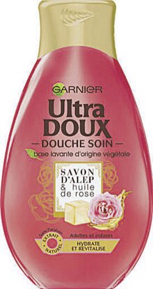 Douche soin savon d’alep & huile de rose ultra doux - Géant Casino à Échirolles Douche soin savon d’alep & huile de rose ultra doux en promo chez Géant Casino Échirolles à 1,13 €