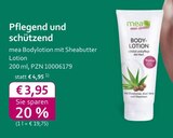 mea - meine apotheke - Bodylotion Angebot im Prospekt Bodylotion bei mea - meine apotheke im Prospekt "" für 3,95 €