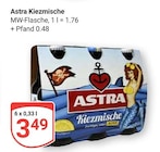 Kiezmische Angebote von Astra bei GLOBUS Rostock für 3,49 €