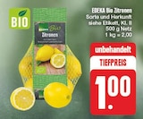 Bio Zitronen Angebote von EDEKA bei nah und gut Nürnberg für 1,00 €