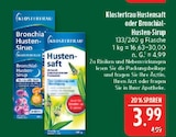 Hustensaft im Angebot bei Marktkauf in Erlangen Hustensaft Angebote von Klosterfrau bei Marktkauf Erlangen für 3,99 €