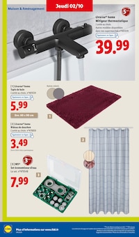 Promo Mitigeur Thermostatique dans le catalogue Lidl du moment à la page 46