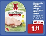 Vegane Schinken Spicker Mortadella Angebote von Rügenwalder bei combi Wilhelmshaven für 1,11 €