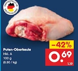 Puten-Oberkeule bei Netto Marken-Discount im Prospekt "" für 0,69 €