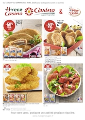 Promos Nuggets de poulet dans le catalogue "Casino" de Casino Supermarchés à la page 1