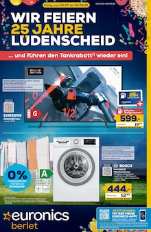 Fernseher im aktuellen EURONICS Prospekt (Schwerte (Hansestadt an der Ruhr)) Fernseher im EURONICS Prospekt "WIR FEIERN 25 JAHRE LĂśDENSCHEID" mit 10 Seiten (Schwerte (Hansestadt an der Ruhr))
