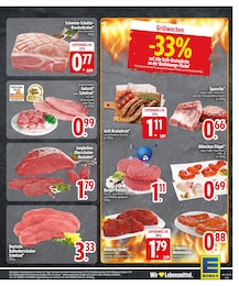 EDEKA Schweinebrust im Prospekt EDEKA Schweinebrust im Prospekt