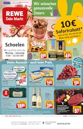 Aktueller REWE Supermärkte Prospekt für Bedburg-Hau: Dein Markt mit 33} Seiten, 25.03.2024 - 30.03.2024