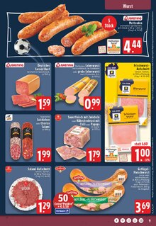 Wurst im aktuellen EDEKA Prospekt (Recklinghausen) Wurst im EDEKA Prospekt "Aktuelle Angebote" mit 24 Seiten (Recklinghausen)
