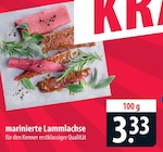 Aktuelles marinierte Lammlachse Angebot bei famila Nordost in Lübeck ab 3,33 €