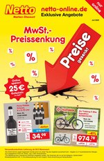 Netto Marken-Discount Prospekt für Nürnberg mit 1 Seiten Netto Marken-Discount Prospekt für Nürnberg: "Exklusive Angebote", 1 Seiten, 01.07.2020 - 31.07.2020
