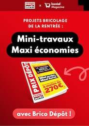 Prospectus Magazine à Cannes, "Mini-travaux, Maxi économies", 1 page, 28/08/2024 - 10/09/2024