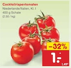 Aktuelle Tomaten Angebote bei Netto Marken-Discount in Bochum Aktuelles Cocktailrispentomaten Angebot bei Netto Marken-Discount in Bochum ab 1,00 €