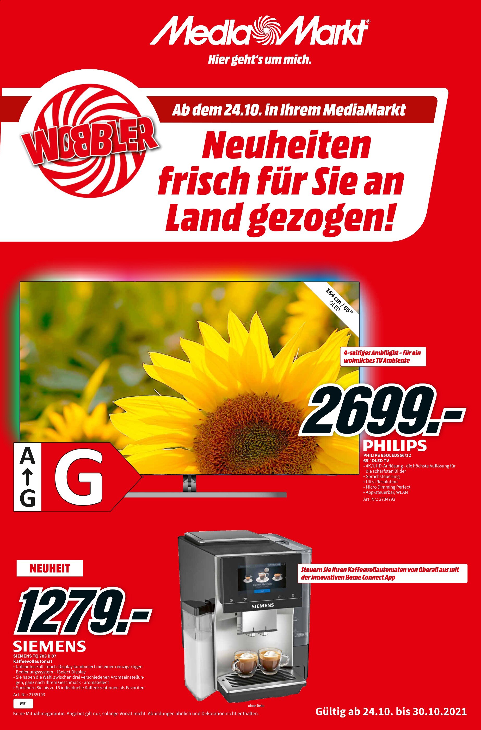 Media-Markt Prospekt für Bremerhaven mit 12 Seiten Media-Markt Prospekt für Bremerhaven: "Aktuelle Angebote", 12 Seiten, 24.10.2021 - 30.10.2021