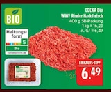 WWF Rinder Hackfleisch Angebote von EDEKA Bio bei Marktkauf Plauen für 6,49 €