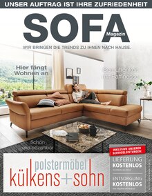 Wohnzimmer im külkens+sohn Polstermöbel Prospekt "UNSER AUFTRAG IST IHRE ZUFRIEDENHEIT" mit 16 Seiten (Dortmund)