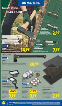 Gartenmöbel Angebot im Lidl Prospekt, gültig von 13.10.2025 bis 18.10.2025 Gartenmöbel Angebot im aktuellen Lidl Prospekt auf Seite 30