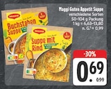 Buchstaben Suppe im Angebot bei EDEKA in Gera Buchstaben Suppe Angebote von Maggi bei EDEKA Gera für 0,69 €