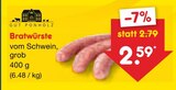 Bratwürste Angebote von Gut Ponholz bei Netto Marken-Discount Bautzen für 2,59 €