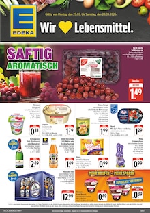 EDEKA Prospekt Wir lieben Lebensmittel! mit 4 Seiten