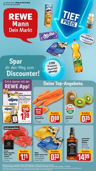 REWE Prospekt "Dein Markt" mit  Seiten (Halle (Saale))