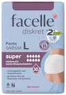 Diskret Hygiene-Pants Super oder Men im Rossmann Prospekt Diskret Hygiene-Pants Super oder Men von Facelle im aktuellen Rossmann Prospekt für 5,29 €