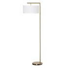 POCO - HOMCOM Stehleuchte weiß gold Stahl Leinen B/H/T: ca. 37x153x37 cm Angebot im Prospekt HOMCOM Stehleuchte weiß gold Stahl Leinen B/H/T: ca. 37x153x37 cm bei POCO im Prospekt für 69,99 €