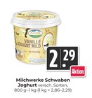 Joghurt Vanille Mild Angebote von Milchwerke Schwaben bei Hieber Lörrach für 2,29 €