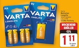 Batterien Longlife von Varta für 1,11 € bei E center im Angebot Batterien Longlife von Varta im aktuellen E center Prospekt
