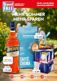 Supermarkt Prospekt von Travel FREE Waldershof Travel FREE Prospekt: "MEHR SOMMER, MEHR SPAREN", 12 Seiten, 10.07.2026 - 23.07.2026