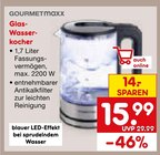 Aktuelles Glas-Wasserkocher Angebot bei Netto Marken-Discount in Münster ab 15,99 €
