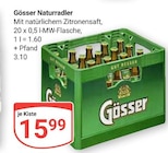 Naturradler im Angebot bei GLOBUS in Rüsselsheim Naturradler Angebote von Gösser bei GLOBUS Rüsselsheim für 15,99 €
