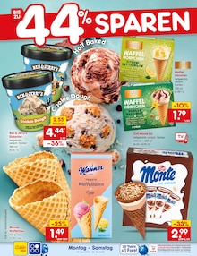 Eis im Netto Marken-Discount Prospekt "Aktuelle Angebote" mit 61 Seiten (München)